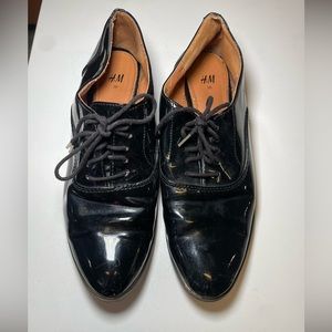 H&M Patent Leather Loafers Size 36